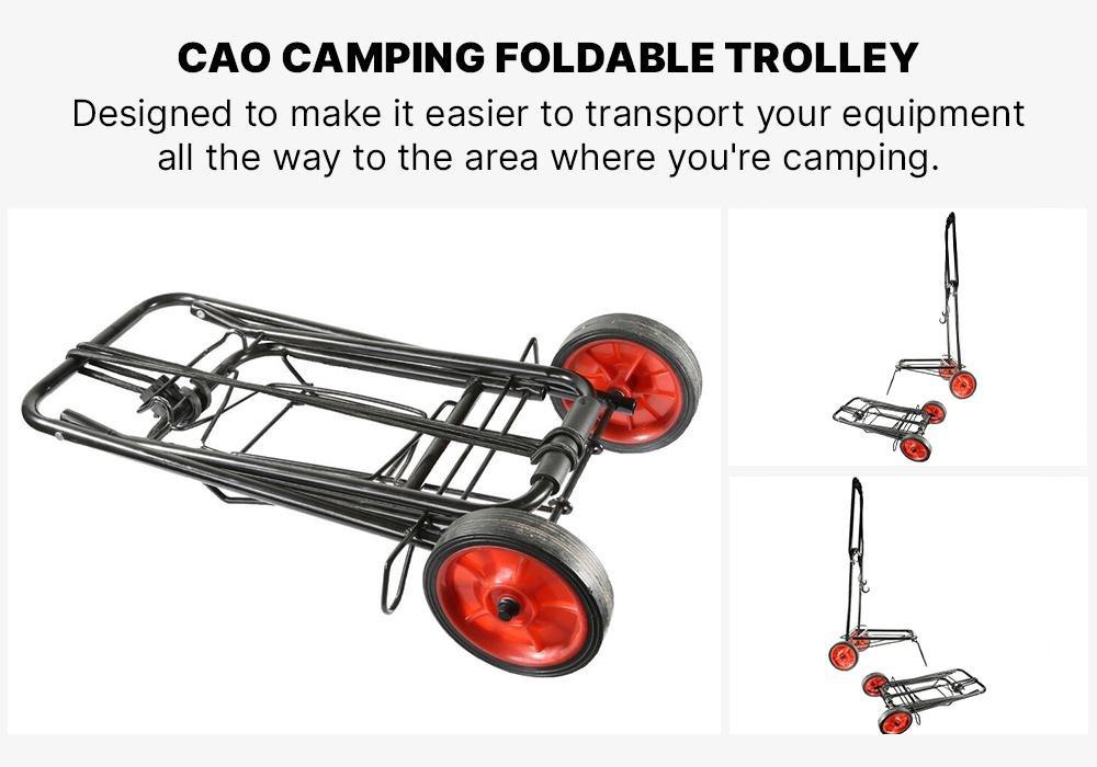 Foldable Trolley for Camping Equipment, No Color, large image number 7