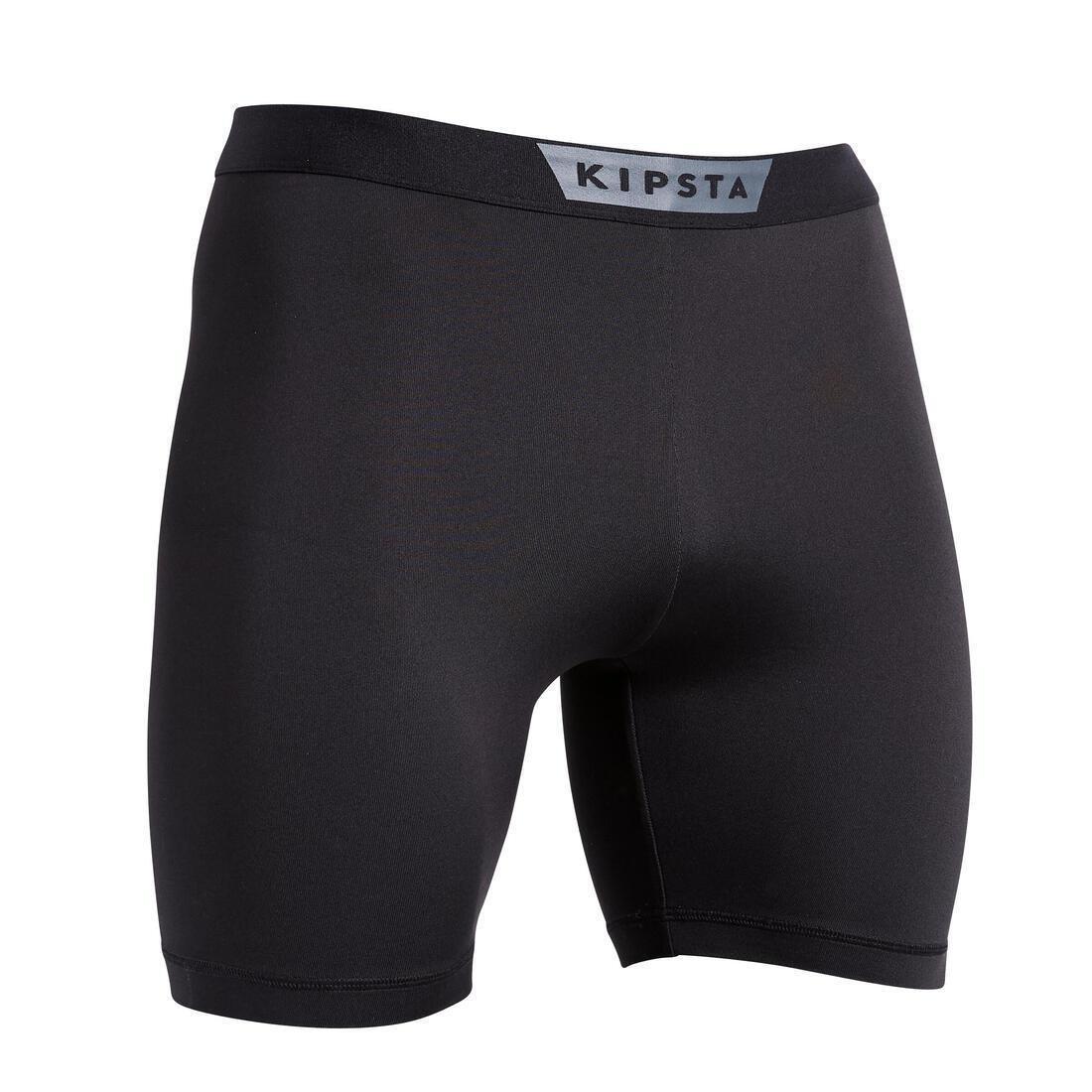 Keepdry 100 soccer tights - Men - Black, Abyss grey - Kipsta