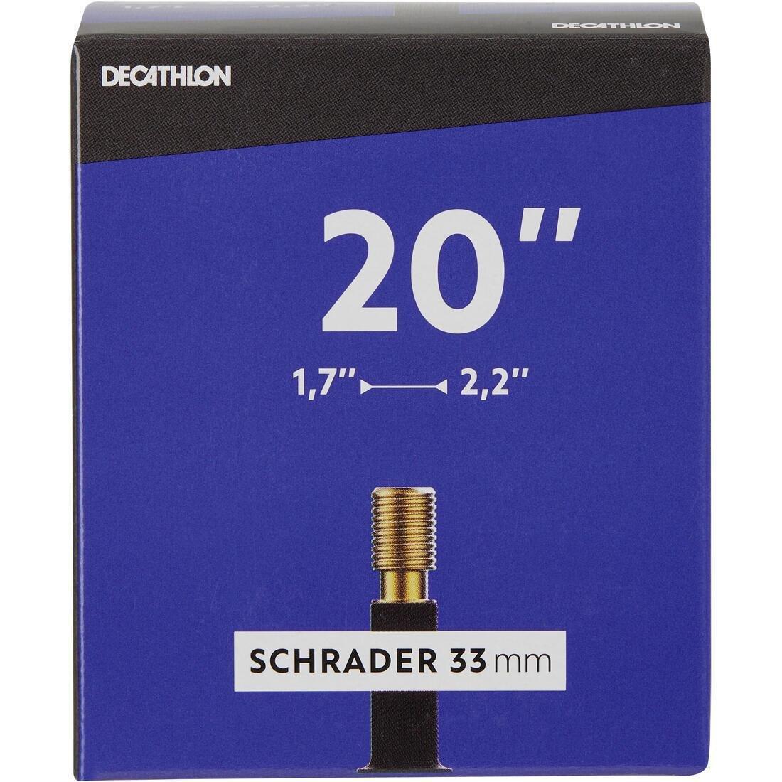 Auto Valve Schrader Inner Tube, No Color, medium