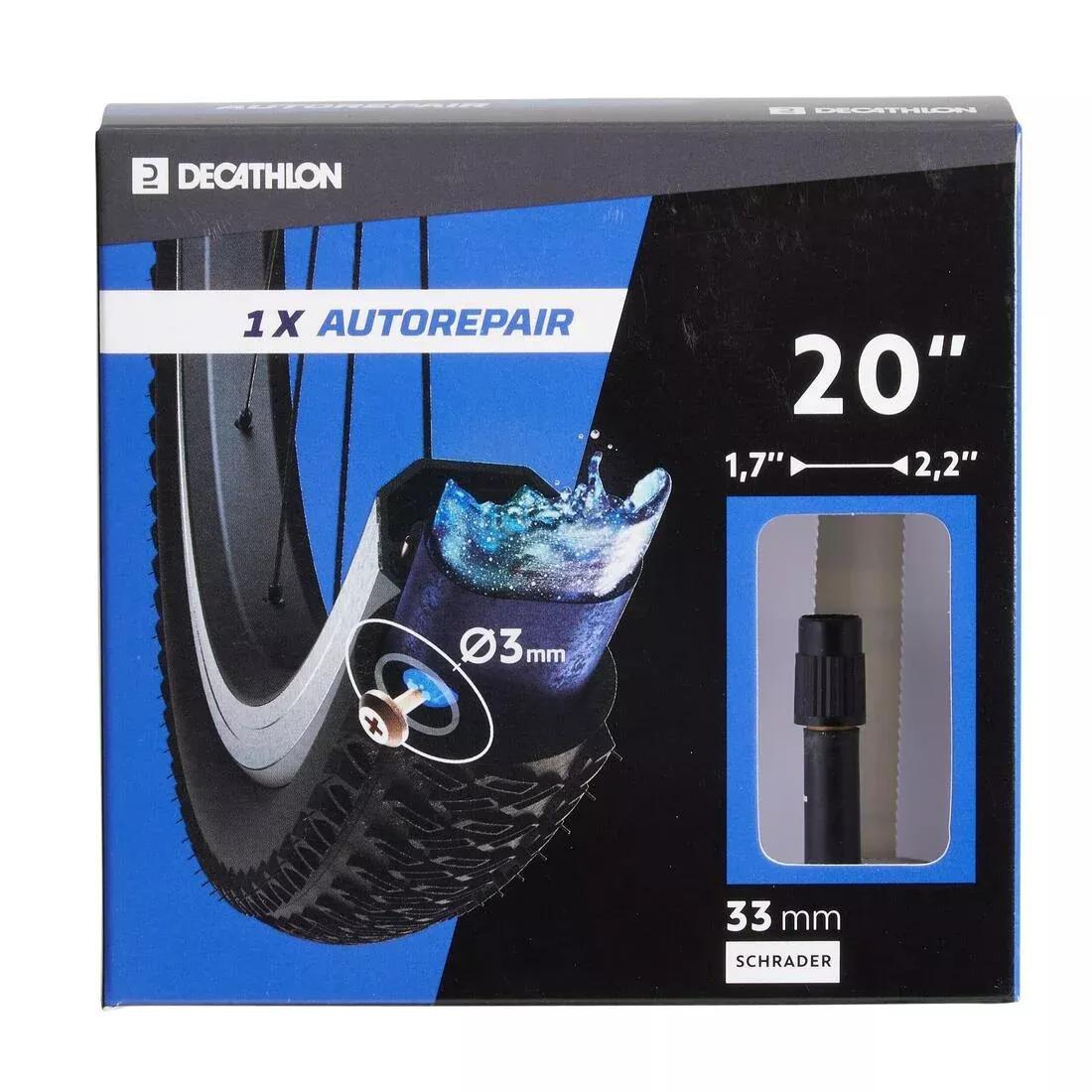 Self-Sealing Bike Inner Tube, Schrader, No Color, large image number 0