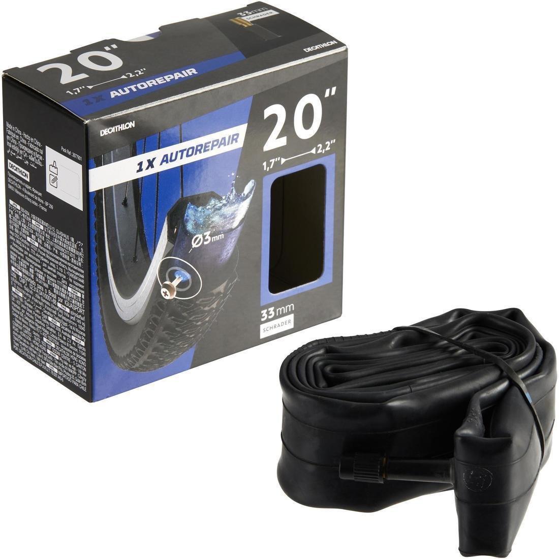 Self-Sealing Bike Inner Tube, Schrader, No Color, large image number 2