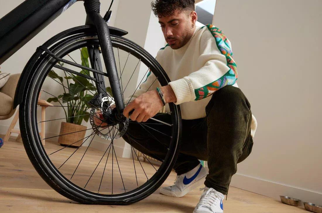 Auto Valve 45 Bike Inner Tube, Schrader, No Color, medium