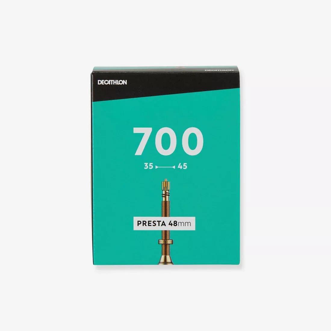 Velo Valve 43 Inner Tube, Presta, No Color, large image number 0