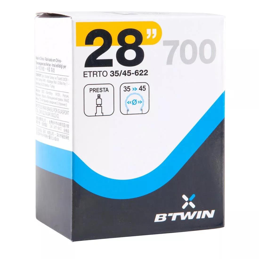 Velo Valve 43 Inner Tube, Presta, No Color, large image number 3