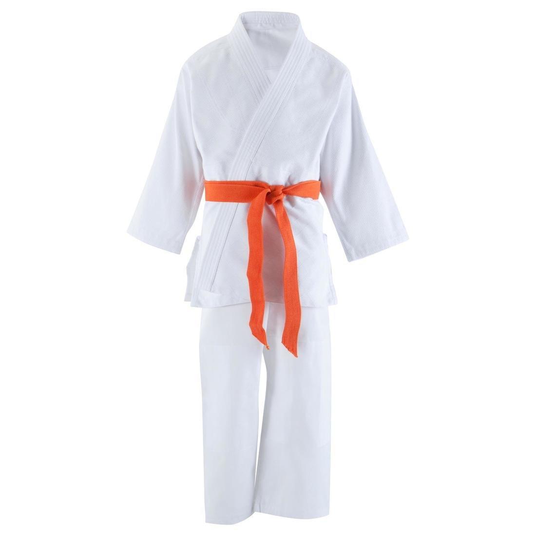 Kids Unisex Judo Aikido Uniform - 500, White, , large image number 5