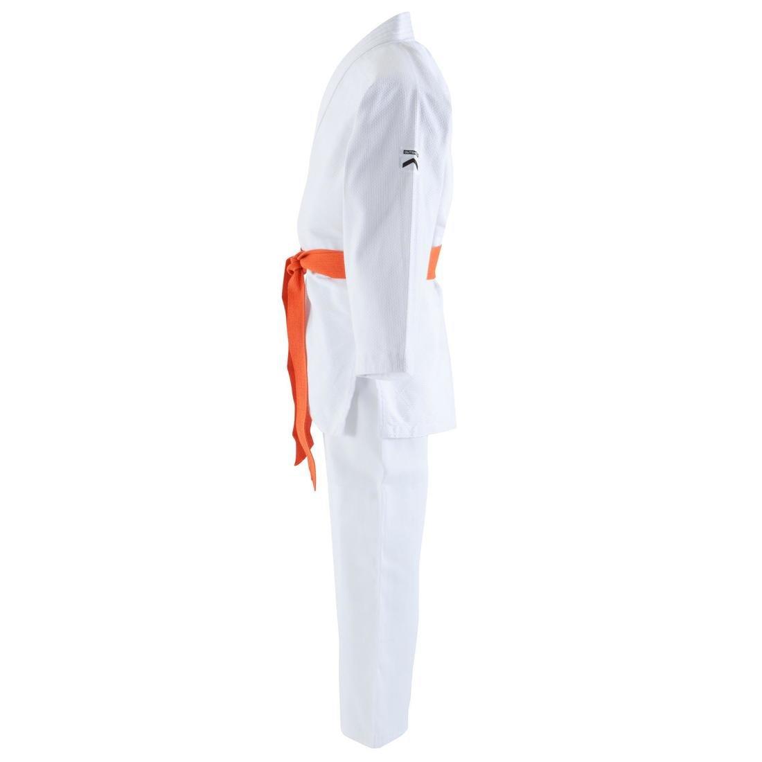 Kids Unisex Judo Aikido Uniform - 500, White, , large image number 6