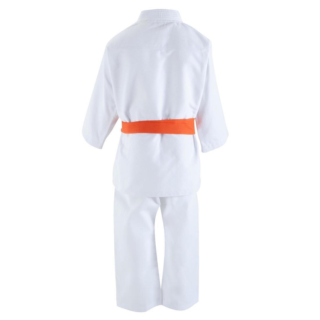 Kids Unisex Judo Aikido Uniform - 500, White, , large image number 7