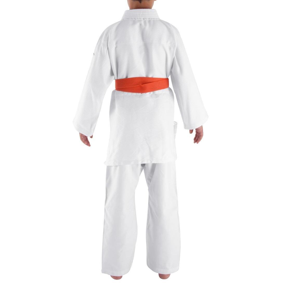 Kids Unisex Judo Aikido Uniform - 500, White, , large image number 14
