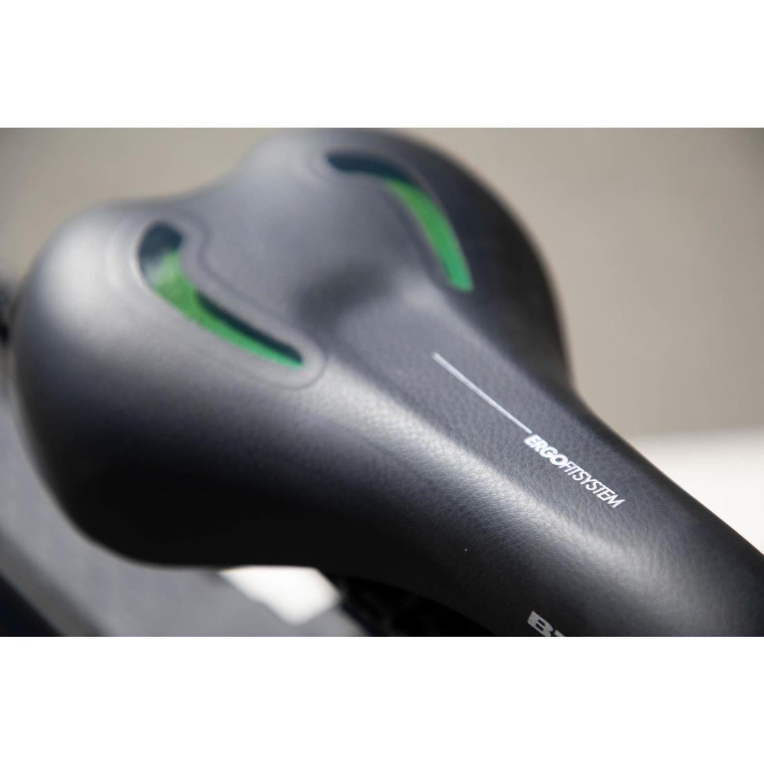 DEFAULT Unisex Hybrid Trekking MTB City Gel Bike Saddle, No Color, large image number 3