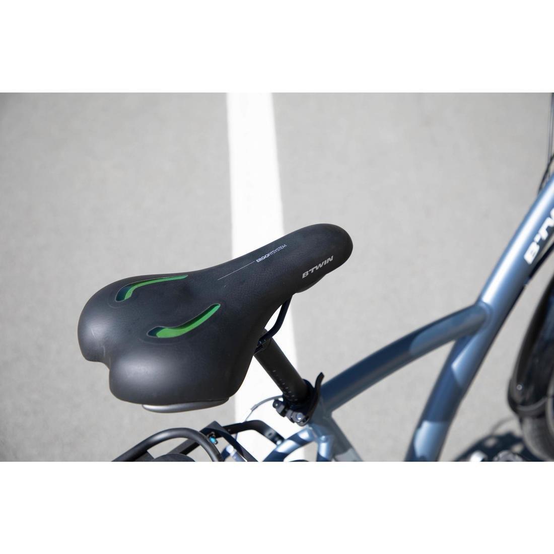 DEFAULT Unisex Hybrid Trekking MTB City Gel Bike Saddle, No Color, large image number 5