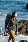 FORCLAZ - Women's Travel Trekking Merino Wool T-Shirt Travel 100, Black