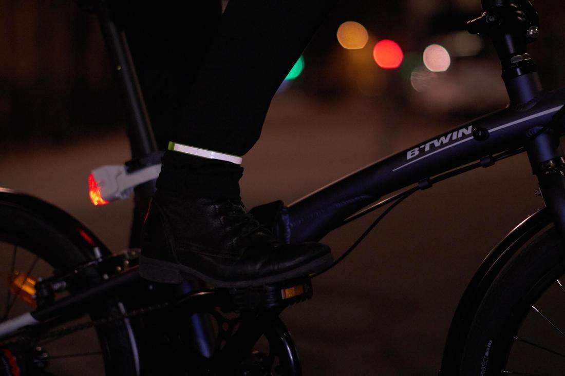 100 Bike Trouser Clip, Yellow, No Color, medium