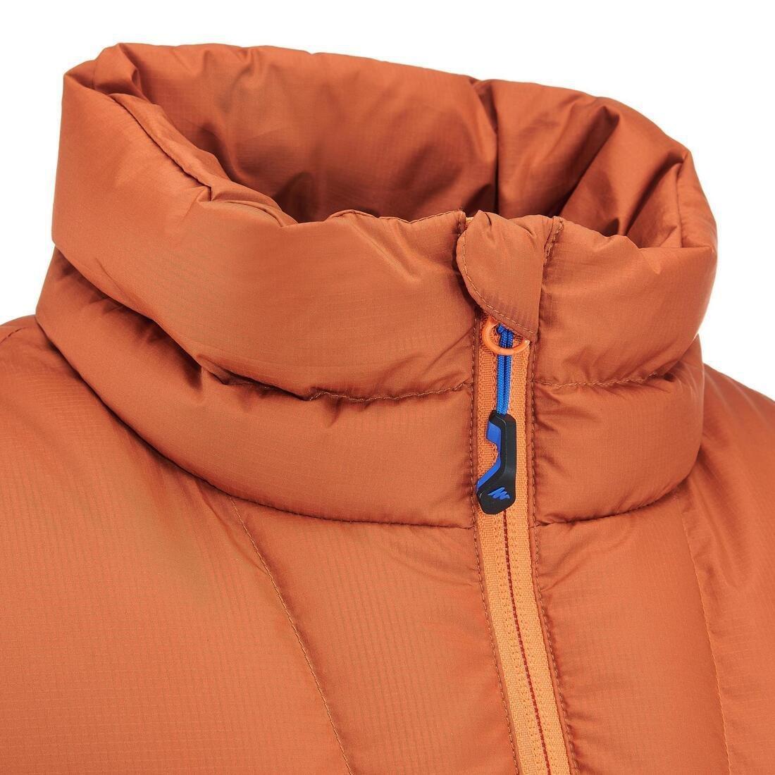 BLACK Men's Mountain Trekking Padded Gilet - MT500, No Color, large image number 14