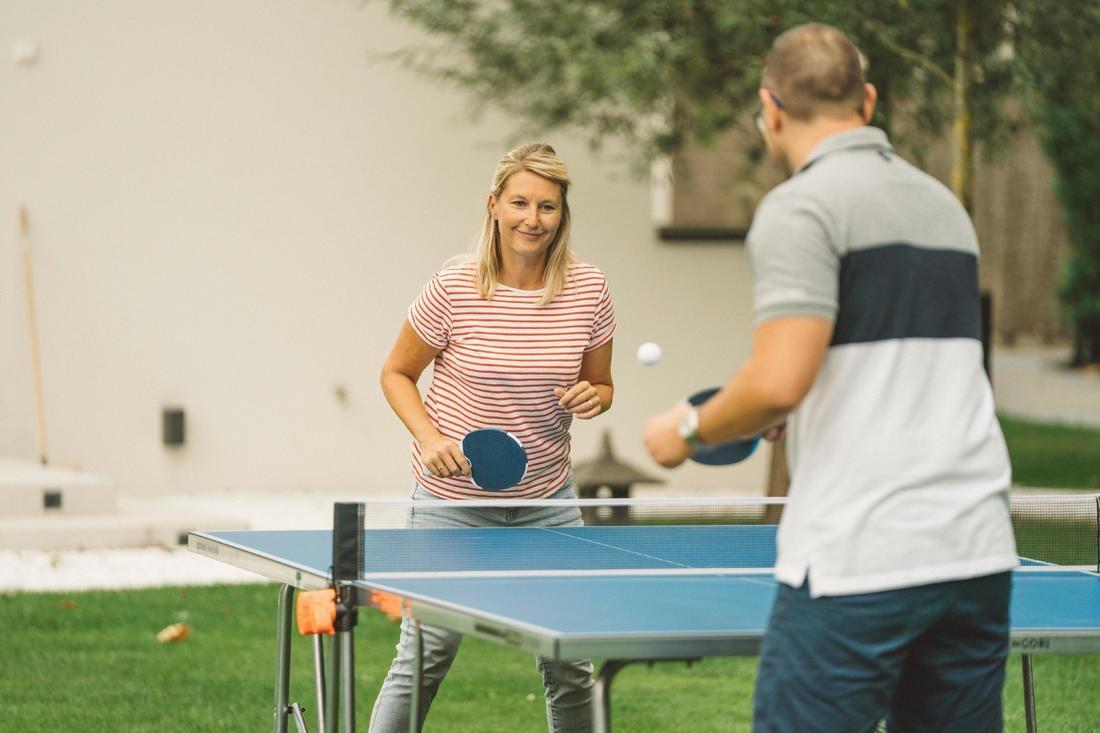 PONGORI - Outdoor Table Tennis Table Ppt 500, Blue