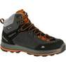 FORCLAZ - Men's Waterproof Leather Boots - Trekking 100 Ontrail, Carbon Grey