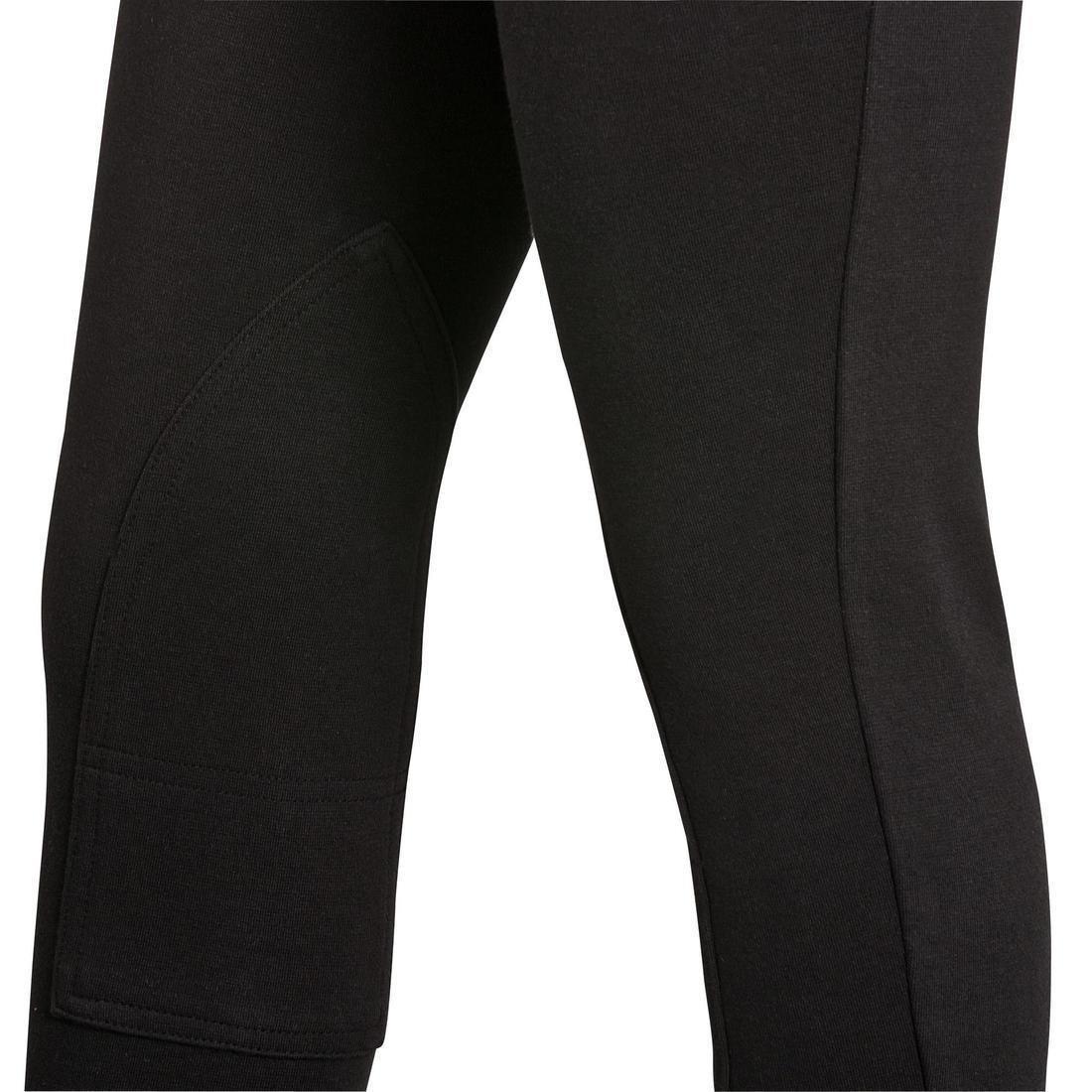 100Kids Horse Riding Jodhpurs, Black, , large image number 4