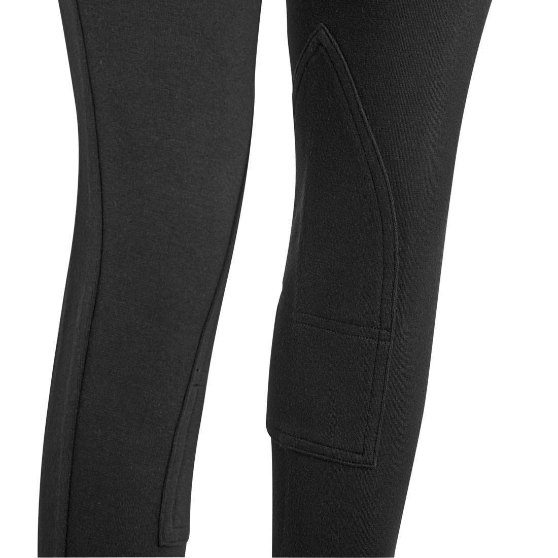100Kids Horse Riding Jodhpurs, Black, , large image number 6