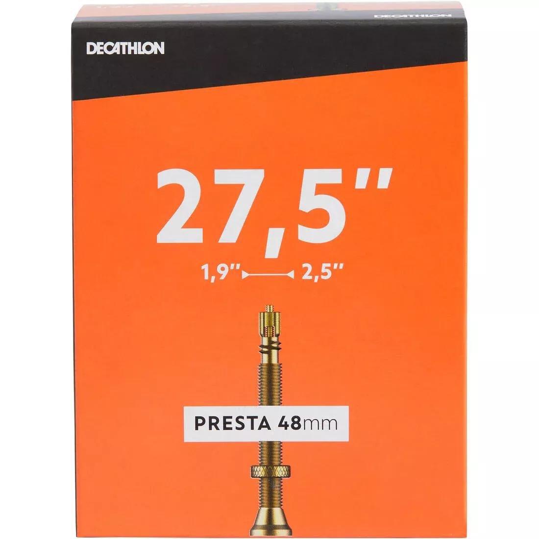 Presta Valve Bike Inner Tube, Presta, No Color, large image number 0