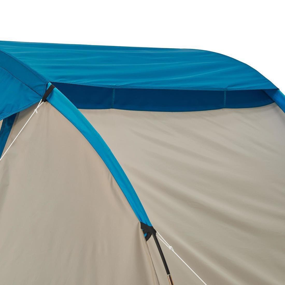 Camping Tent With Poles, Arpenaz 4, 4 Person, 1 Bedroom, No Color, large image number 10