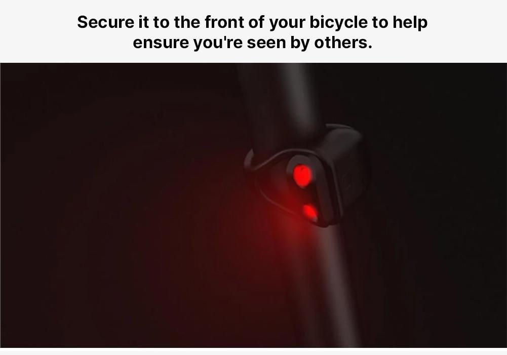 100 Rear LED Battery-Powe Bike Light, Black, No Color, large image number 17