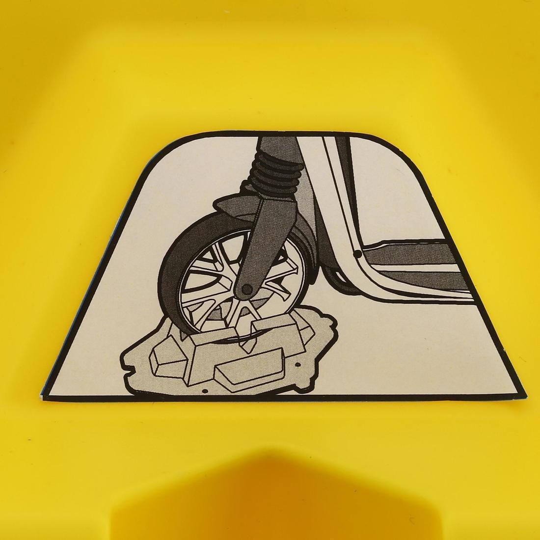 Scooter Rack, Yellow, No Color, large image number 2