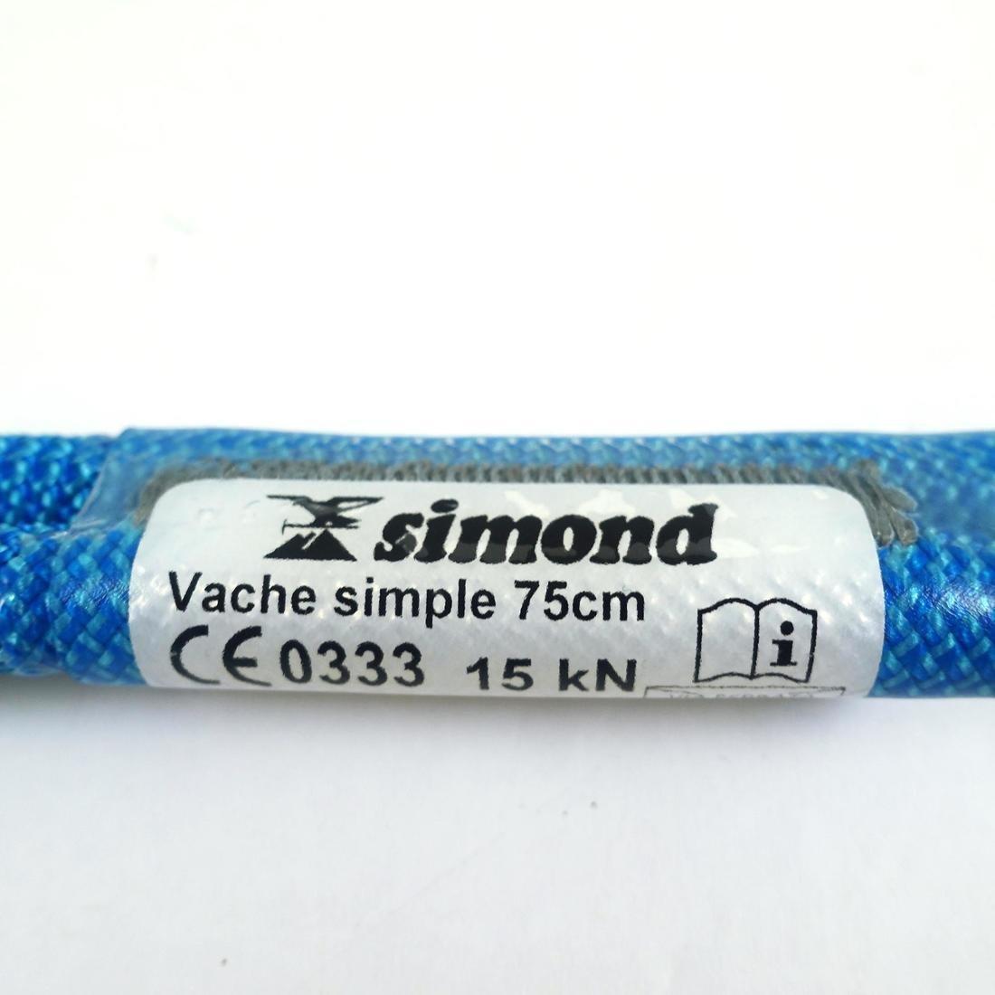 Climbing Single Lanyard 75 Cm, Blue, No Color, large image number 4