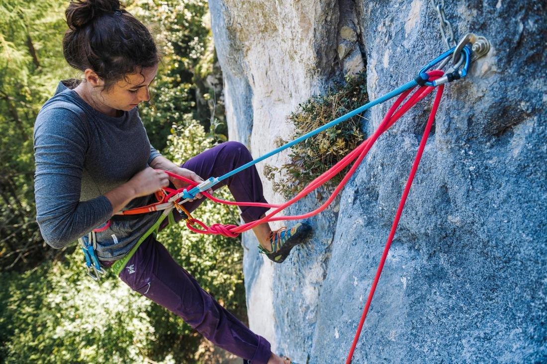 Climbing Single Lanyard 75 Cm, Blue, No Color, large image number 9