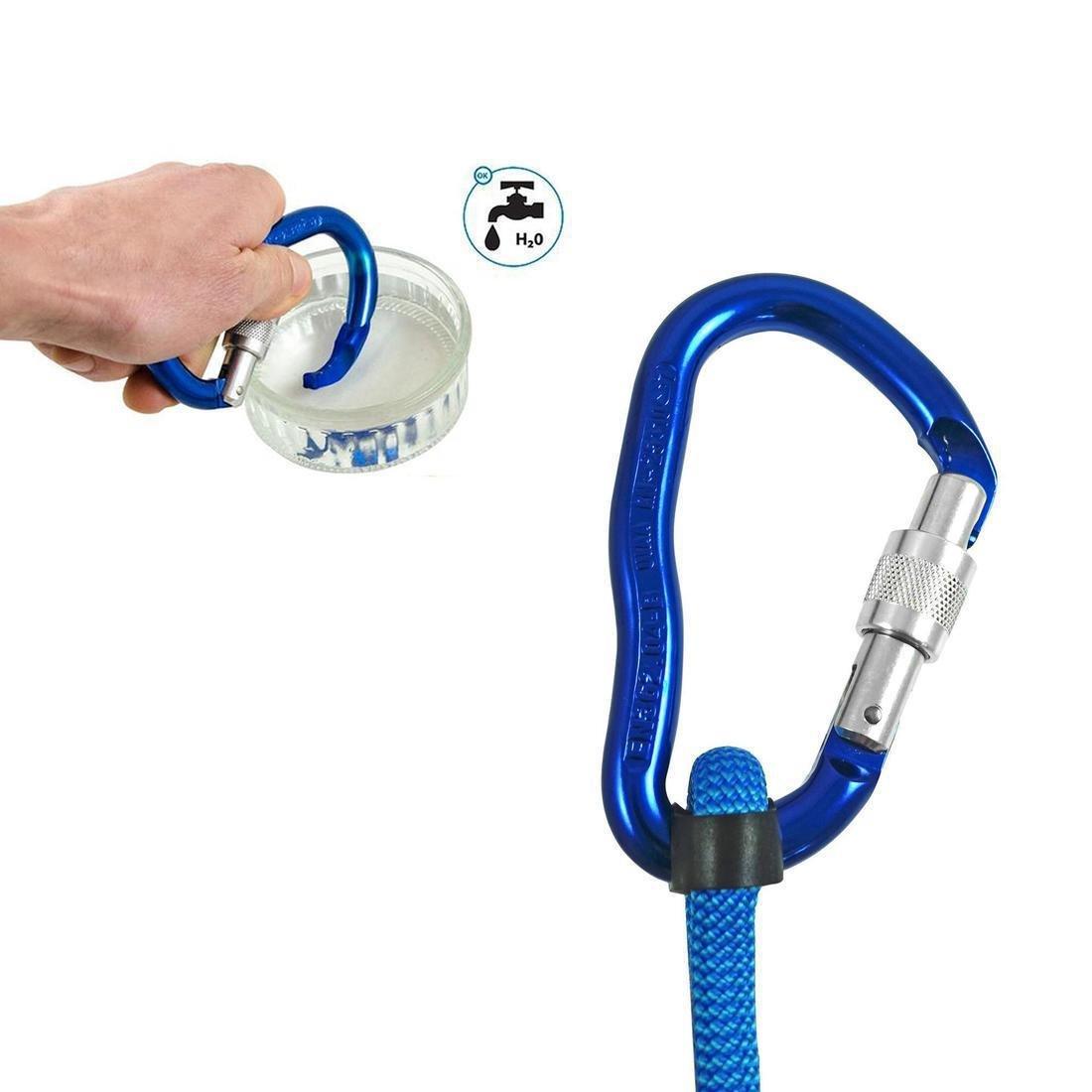 FLUO NEON GREEN Double climbing and mountaineering lanyard, 5401_000, large image number 3