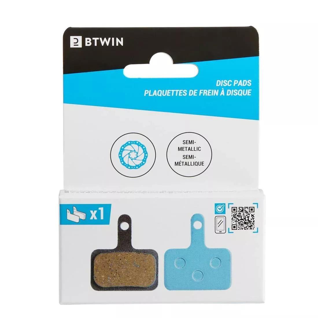 Disc Brake Pads - Compatible with Shimano Deore/Tektro Semi-Metallic, , medium