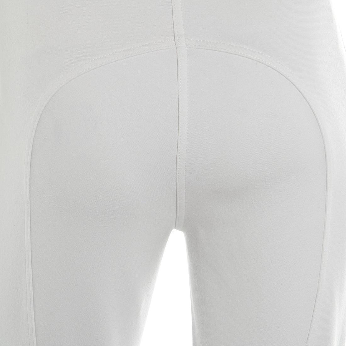 Women Horse Riding Show Jodhpurs - 100, White, , large image number 5