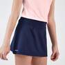 ARTENGO - 700 Girls' Tennis Badminton Padel Table Tennis Squash Skirt, Navy