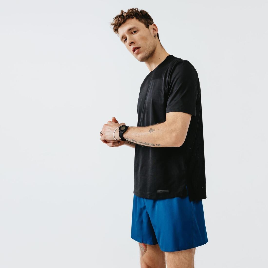 Kalenji Dry Men's Breathable Running Shorts, Black, , large image number 14