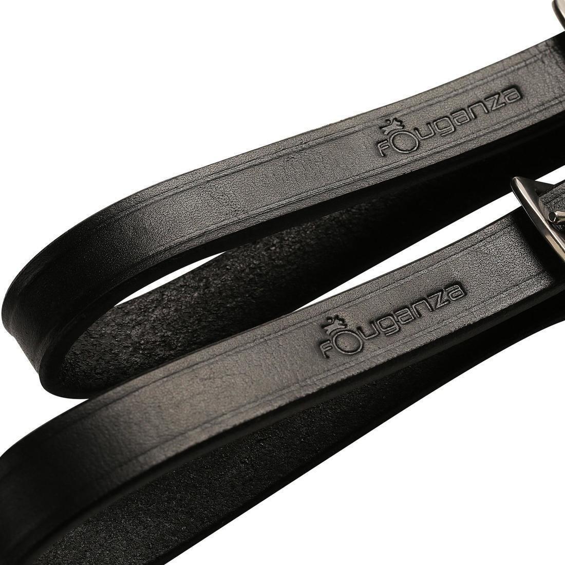 Fs Romeo Horse Ridingleather/Roperunning Reins, Black, , large image number 2
