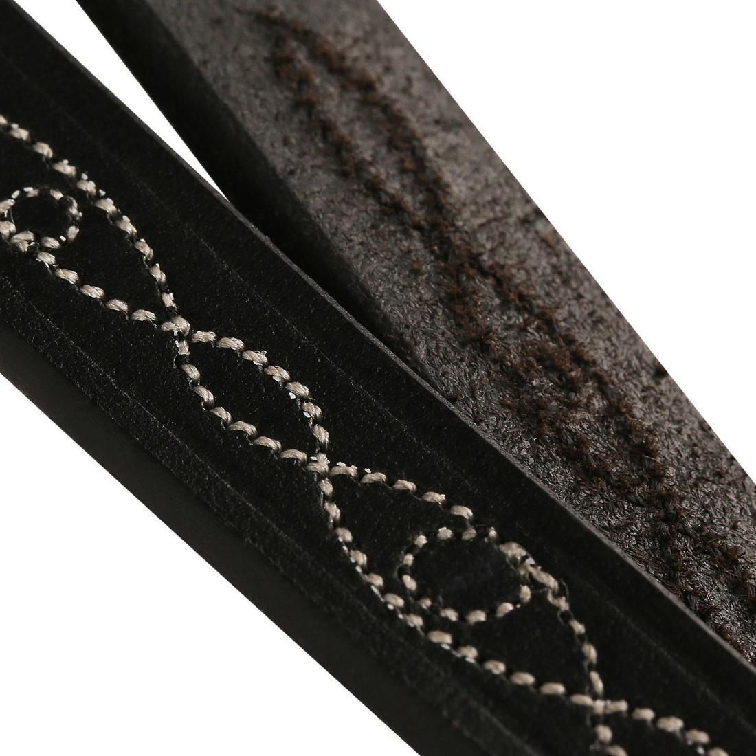 Fs Romeo Horse Ridingleather/Roperunning Reins, Black, , large image number 8