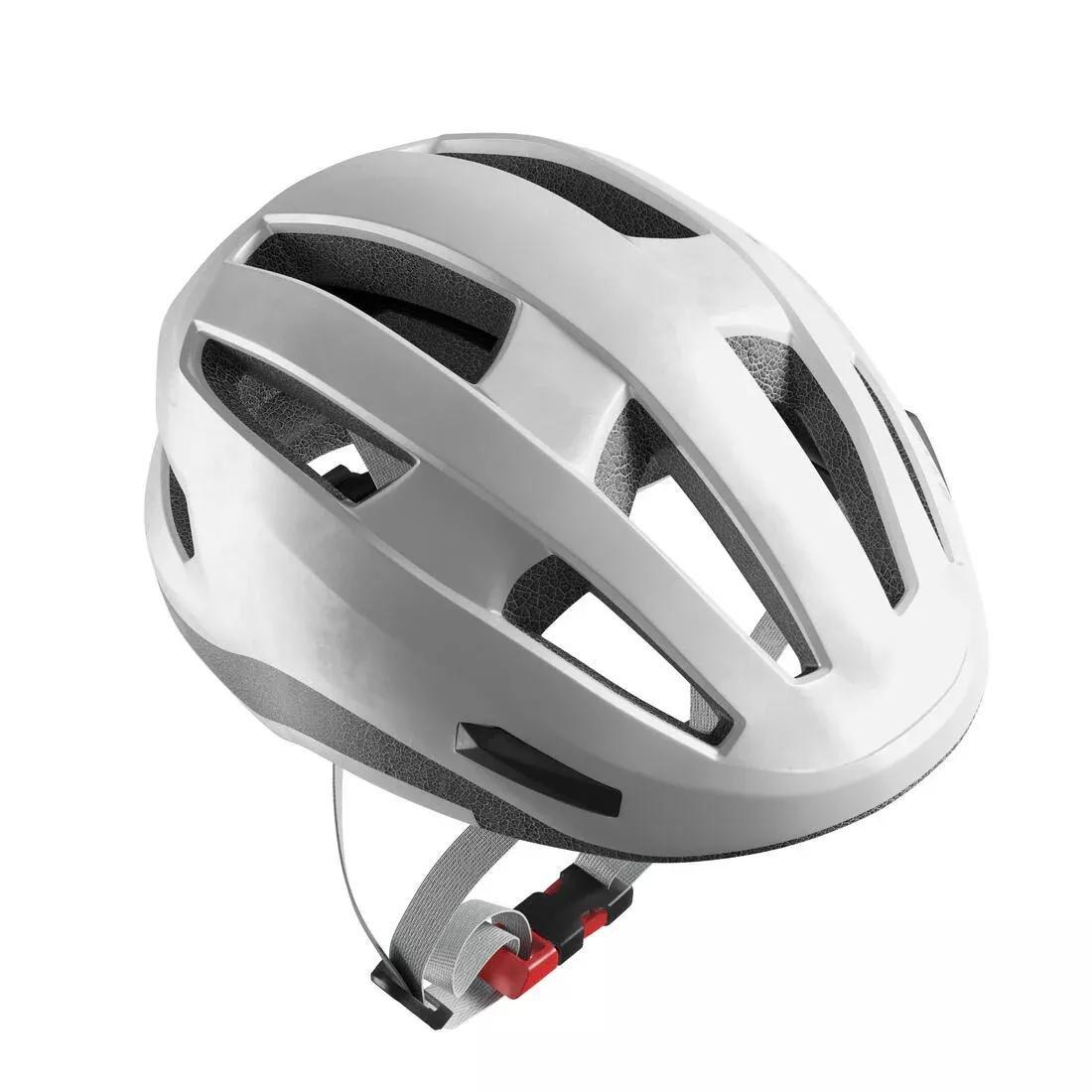 500 City Cycling Helmet, White, No Color, medium