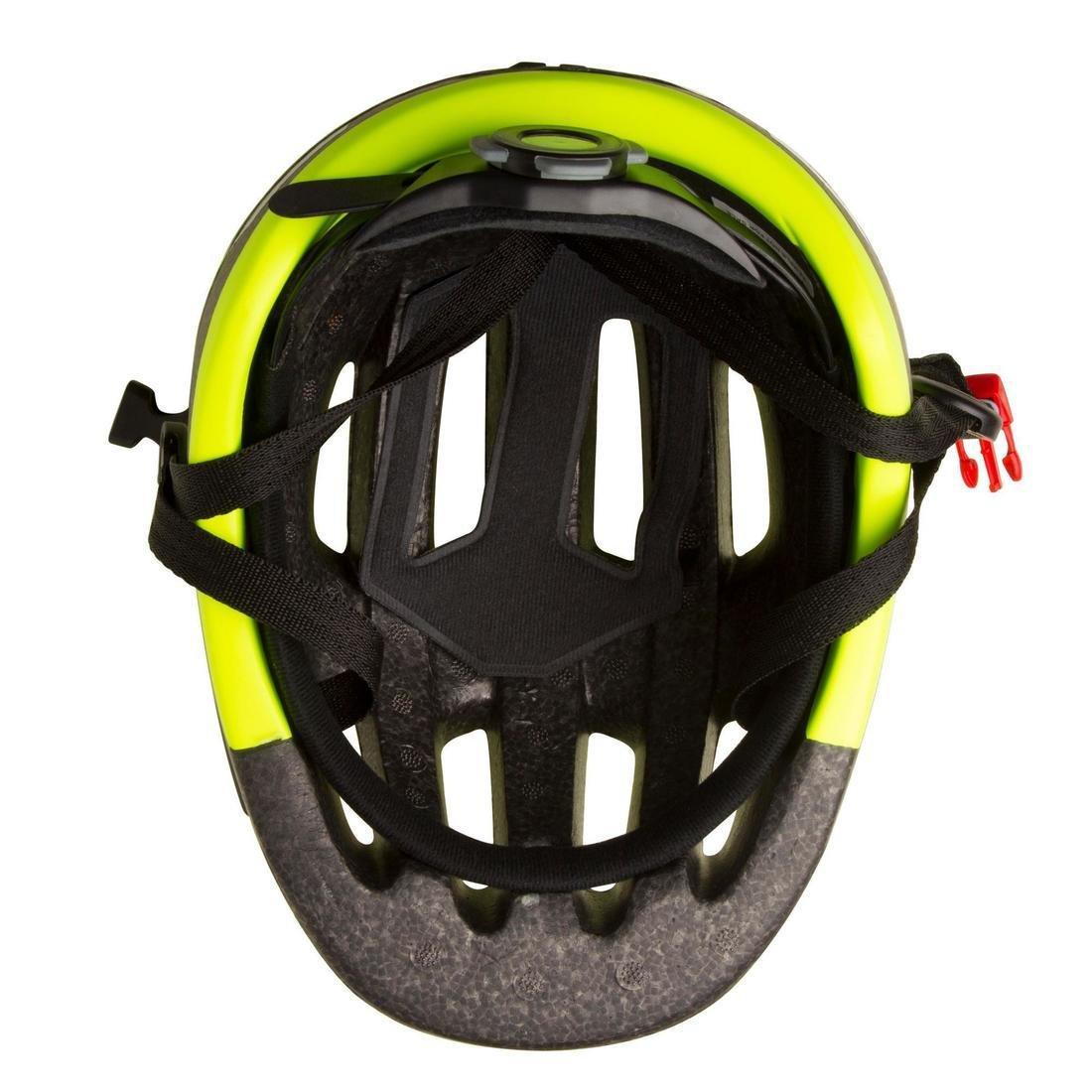 City Cycling Helmet500, Fluo Yellow, , large image number 3
