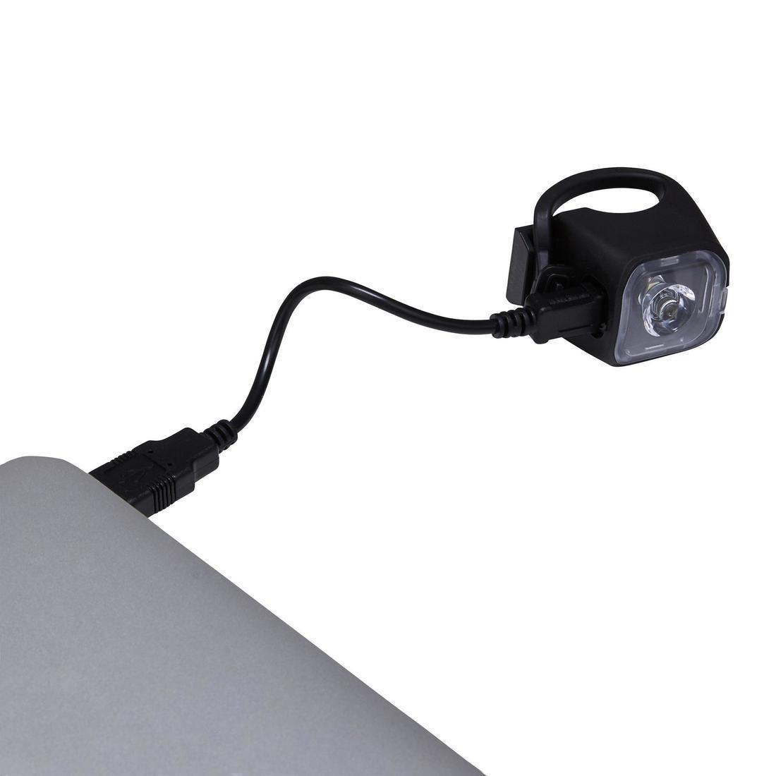 LED Front / Rear USB Bike Light, Black, No Color, large image number 1