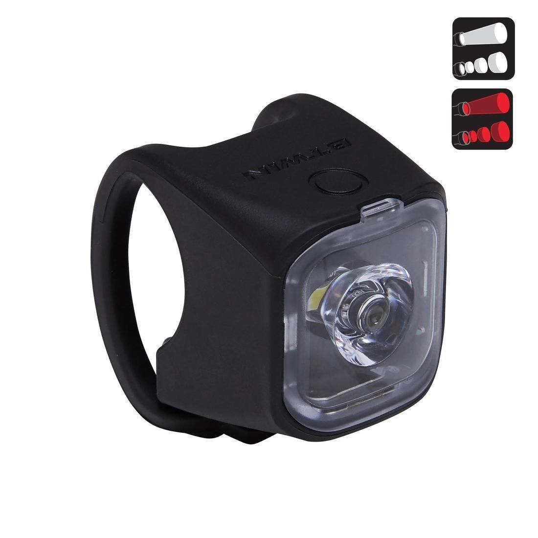 LED Front / Rear USB Bike Light, Black, No Color, large image number 3
