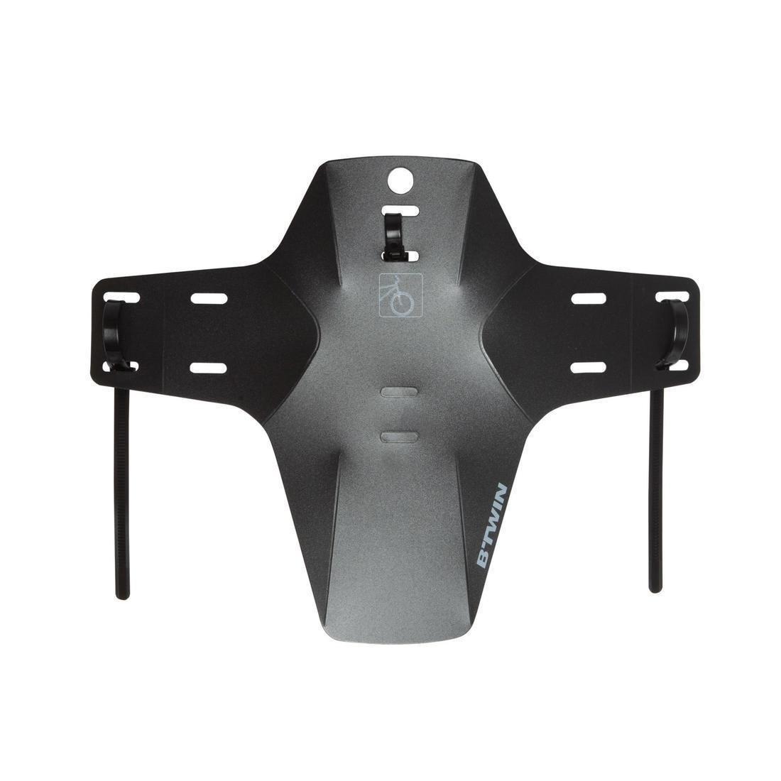 Front Mountain Bike Mudguard Flash, Black, , large image number 0