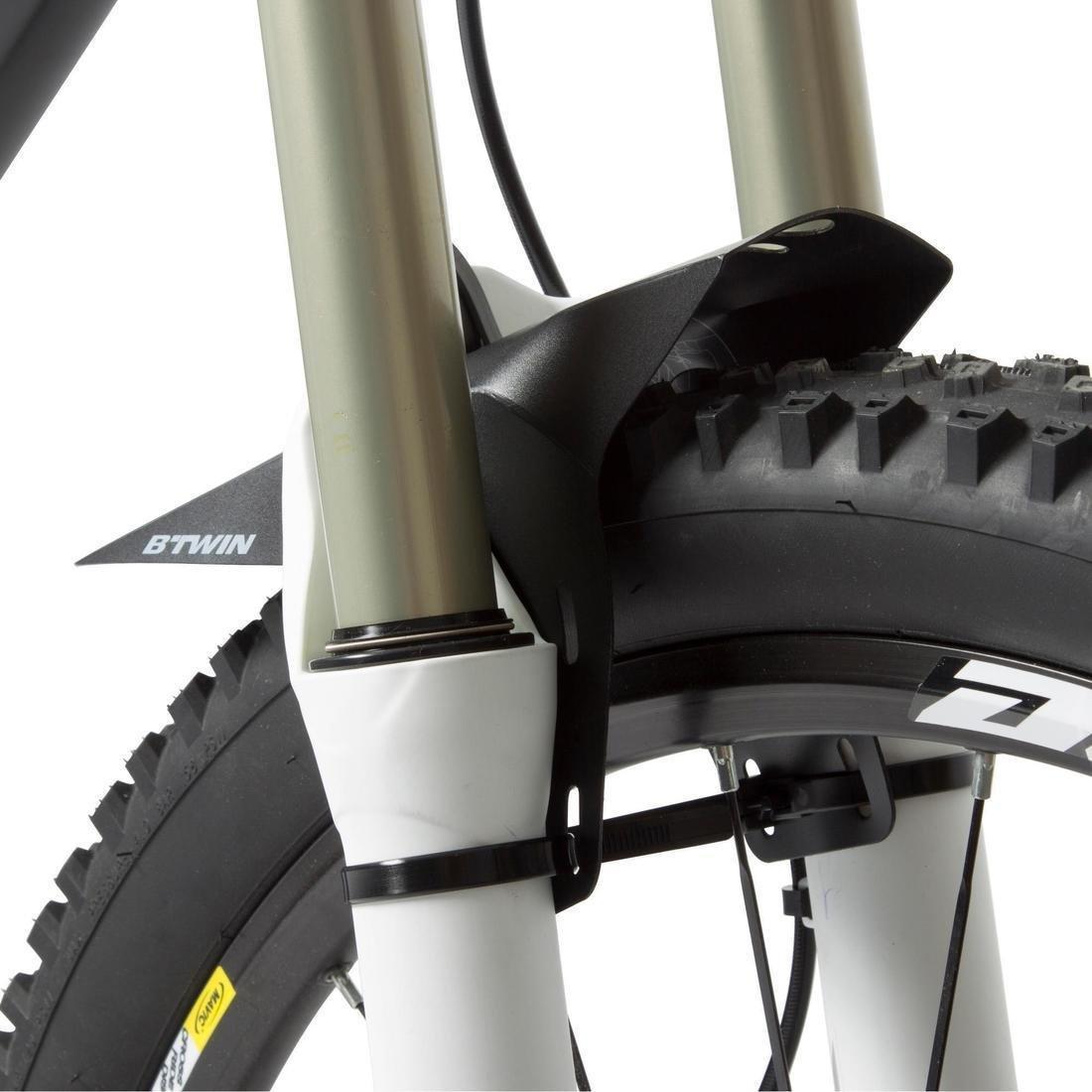 Front Mountain Bike Mudguard Flash, Black, , large image number 6