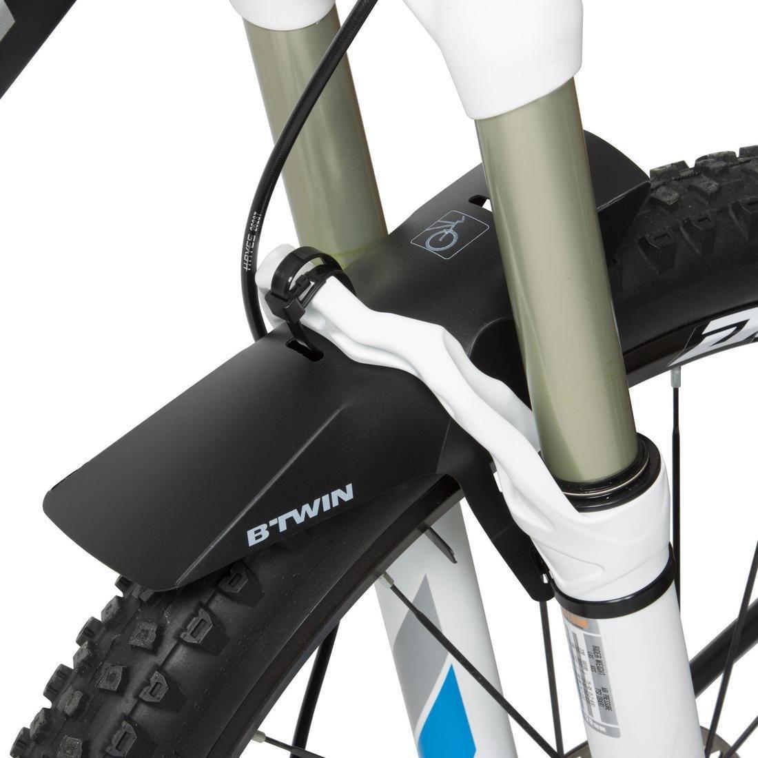 Front Mountain Bike Mudguard Flash, Black, , large image number 7