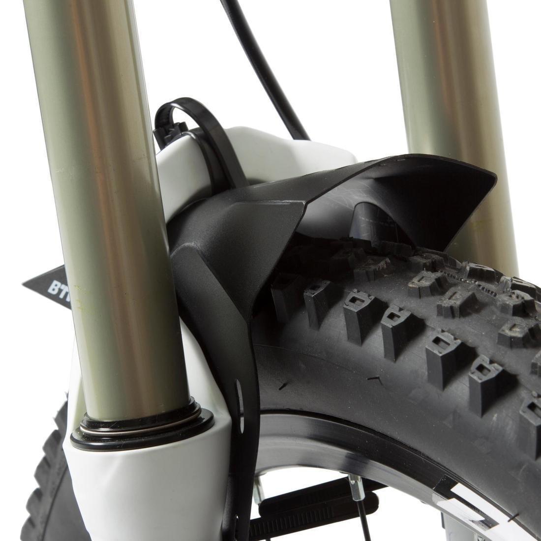 Front Mountain Bike Mudguard Flash, Black, , large image number 8