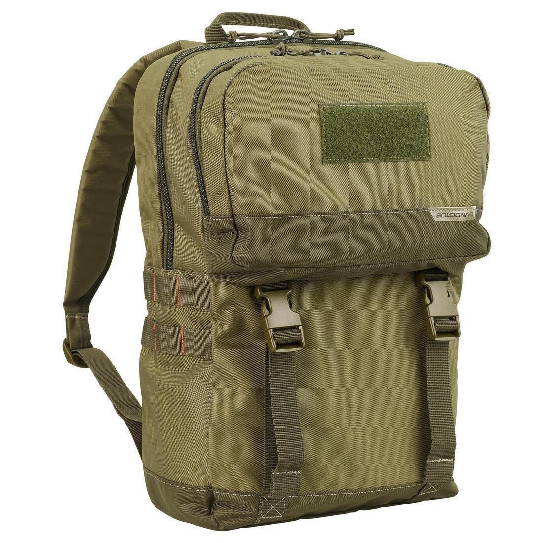 HUNTING BACKPACK 20L GREEN, khaki green, No Color, large image number 0