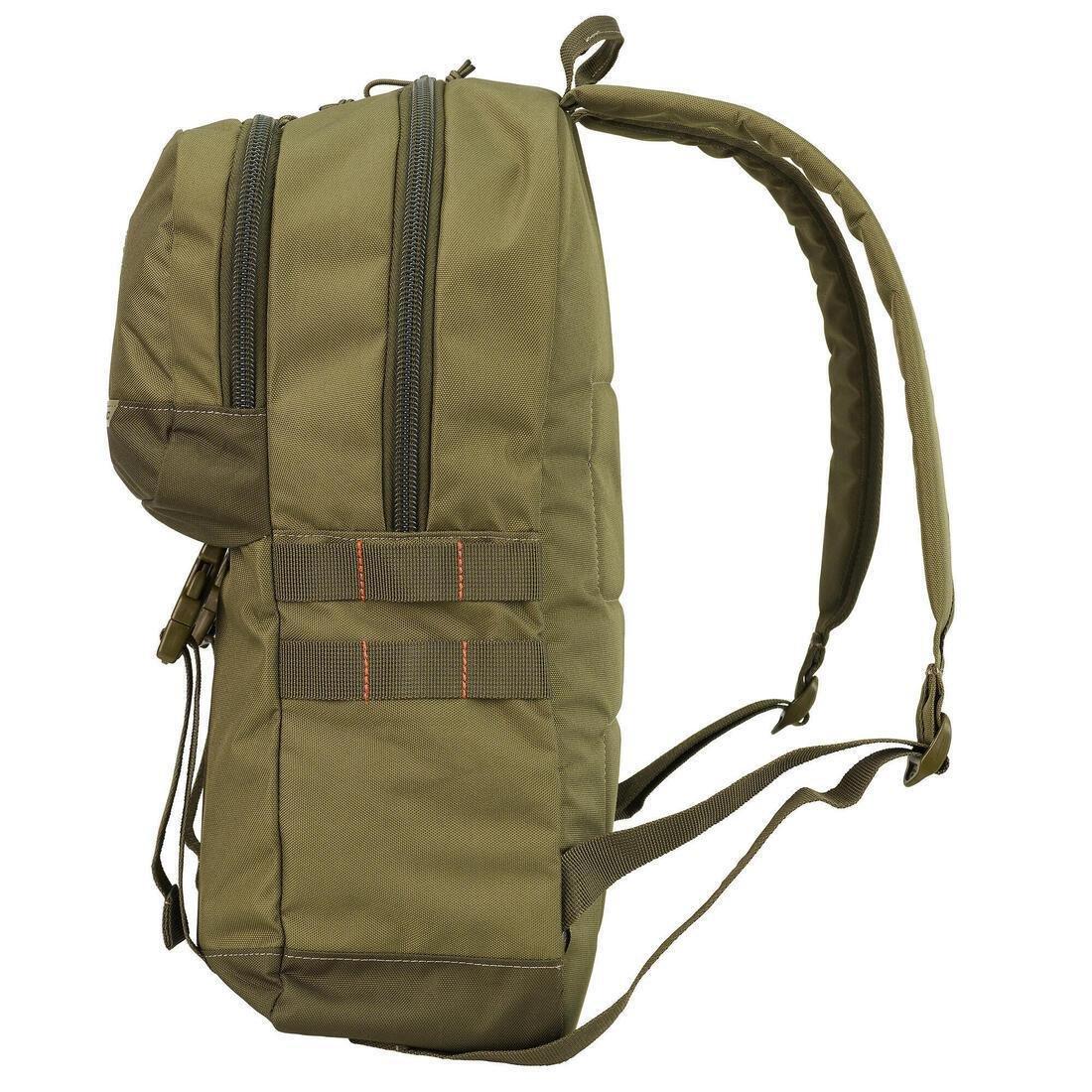 HUNTING BACKPACK 20L GREEN, khaki green, No Color, large image number 1