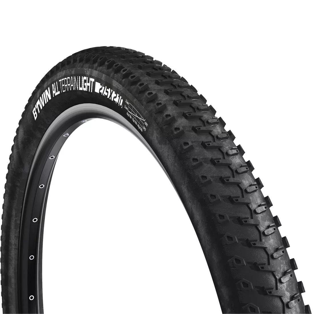 Tubeless Ready Mountain Bike Tyre, No Color, large image number 0