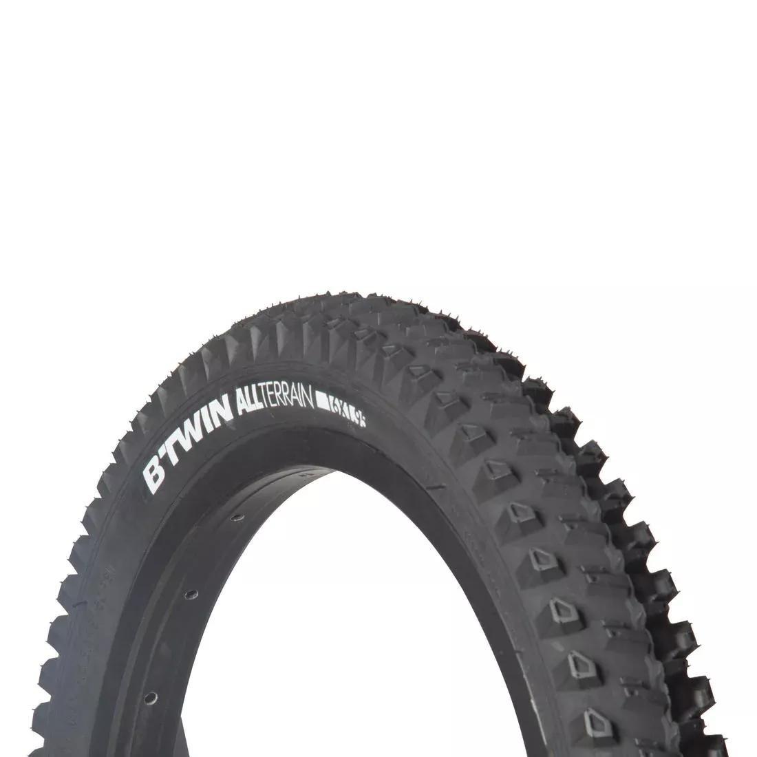 Kids' Mountain Bike Tyre 16x1.95, No Color, large image number 0