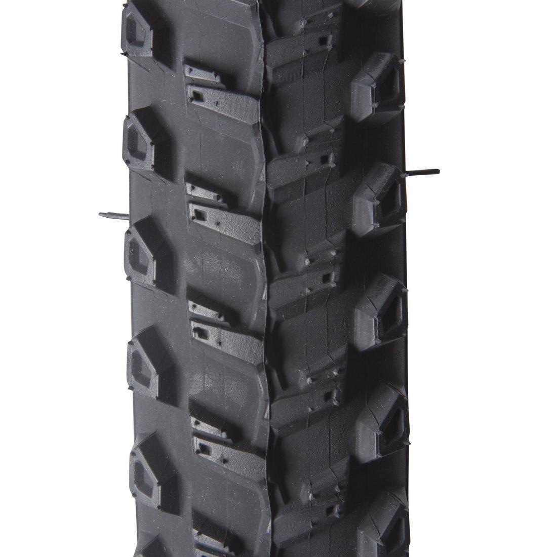 Kids' Mountain Bike Tyre 16x1.95, No Color, large image number 1