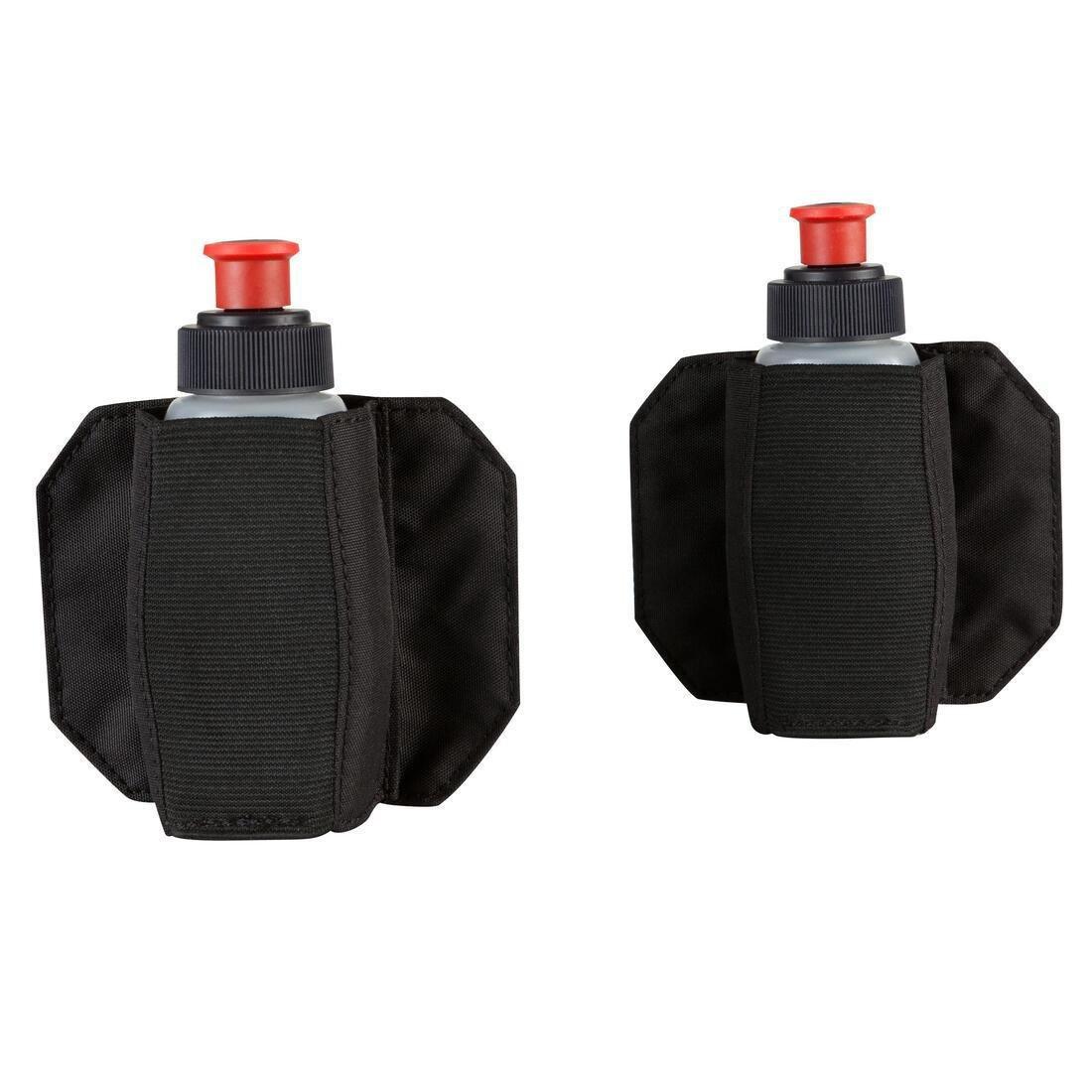 Pack Of 2 Running Water Bottles, Black, No Color, large image number 0