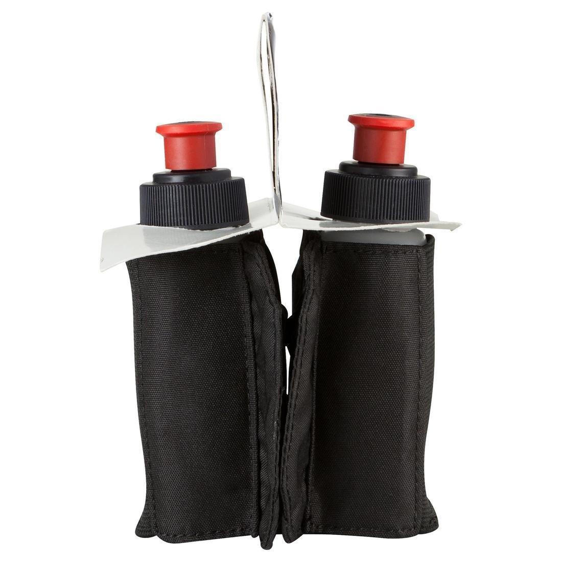 Pack Of 2 Running Water Bottles, Black, No Color, large image number 3