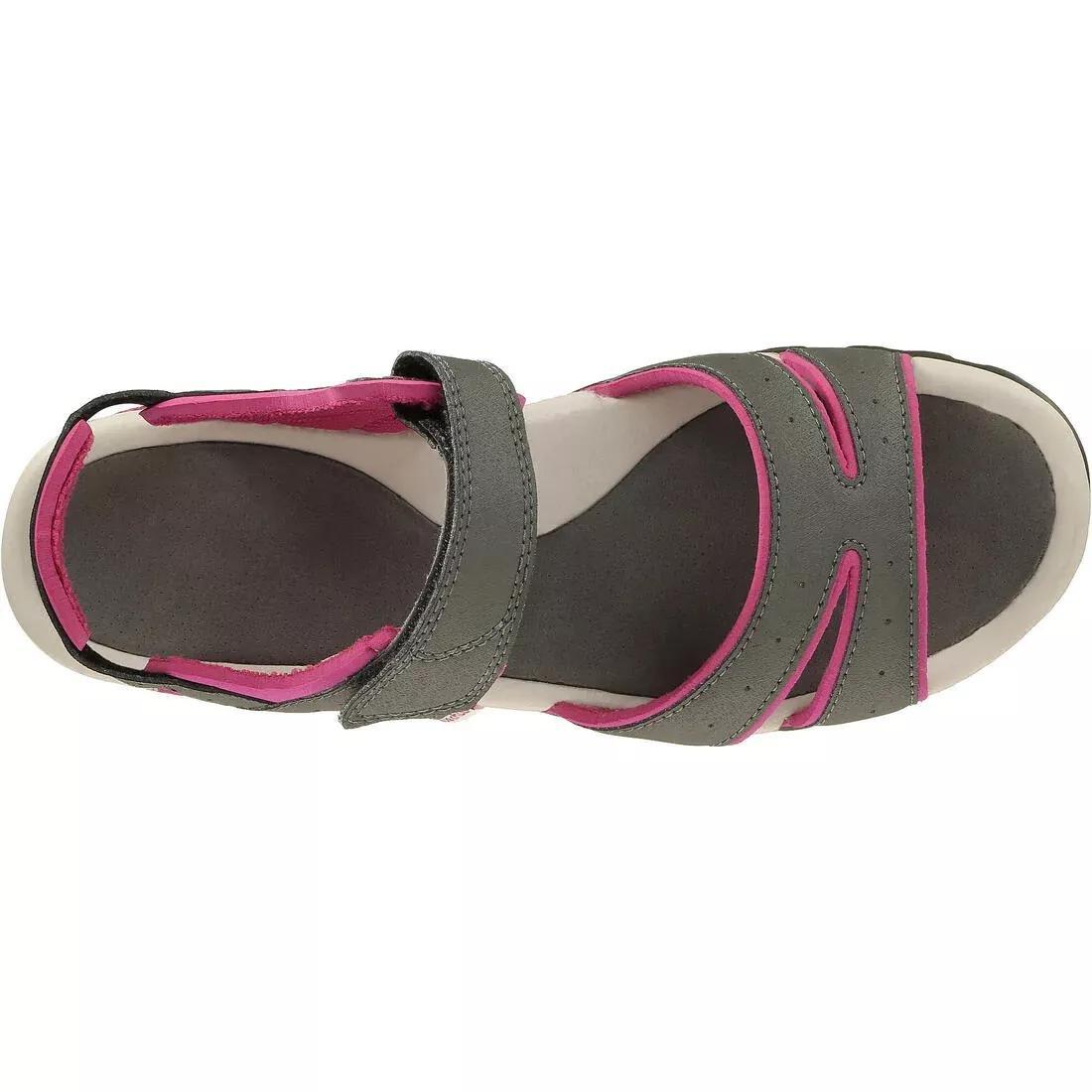 Hiking Sandals - Nh100, Cardinal Pink, No Color, large image number 9